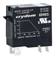 SENSATA/CRYDOM ED24C3R SSR, PLUG IN, 280VAC, 3A, 18-32VDC, RN
