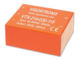 VIGORTRONIX VTX-214-030-109 POWER SUPPLY, AC-DC, 9V, 3.333A