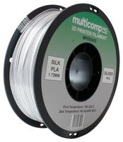MULTICOMP PRO MP005455 3D PRINTER FILAMENT/PLA/1.75MM/1KG/SILVR