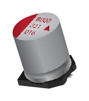 KYOCERA AVX APB1010821M010R Polymer Aluminium Electrolytic Capacitor, 820 µF, 10 V, Lata Radial - SMD, 0.025 ohm