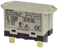 OMRON ELECTRONIC COMPONENTS G7L-1A-TUB-J-CB-AC200/240 Relevador de Potencia, SPST-NO, 240 VAC, 25 A, Serie G7L, Montaje en Panel, Sin Enclavamiento