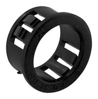 TR FASTENINGS TRPGSB-1519A Grommet, Bushing, Open, 14.5 mm, Nylon 6.6 (Polyamide 6.6), 19 mm, 3.3 mm