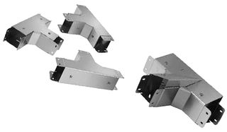 NVENT HOFFMAN CT66TFCSS Organizador de Cables, Canaleta, T de 90 Grados, Acero Inoxidable, Natural, T de 90 grados