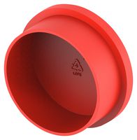 AMP - TE CONNECTIVITY 3-2407269-3 Dust Cap / Cover, Red, Protective Cap, AMP CPC Series Size 17 Plug Circular Plastic Connectors