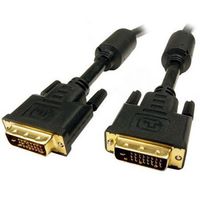 STELLAR LABS 10DV-07105-G Ensamble de Cable Audio/Video, Enlace Doble, DVI-D Macho a DVI-D Macho, 16.4 Pies, 5 M